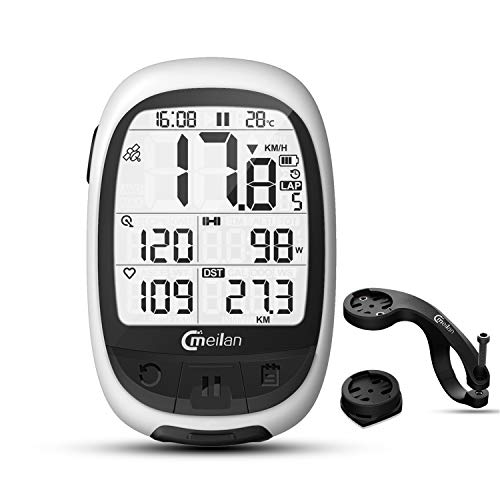 MEILAN GPS Core Bike Computer M2 Bluetooth Ant+ Connect with HR Monitor Power Meater