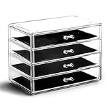 BINO | 4 Drawer Makeup Organizer, Lenox Avenue | THE MANHATTAN SERIES | Makeup Drawer Organizer |...