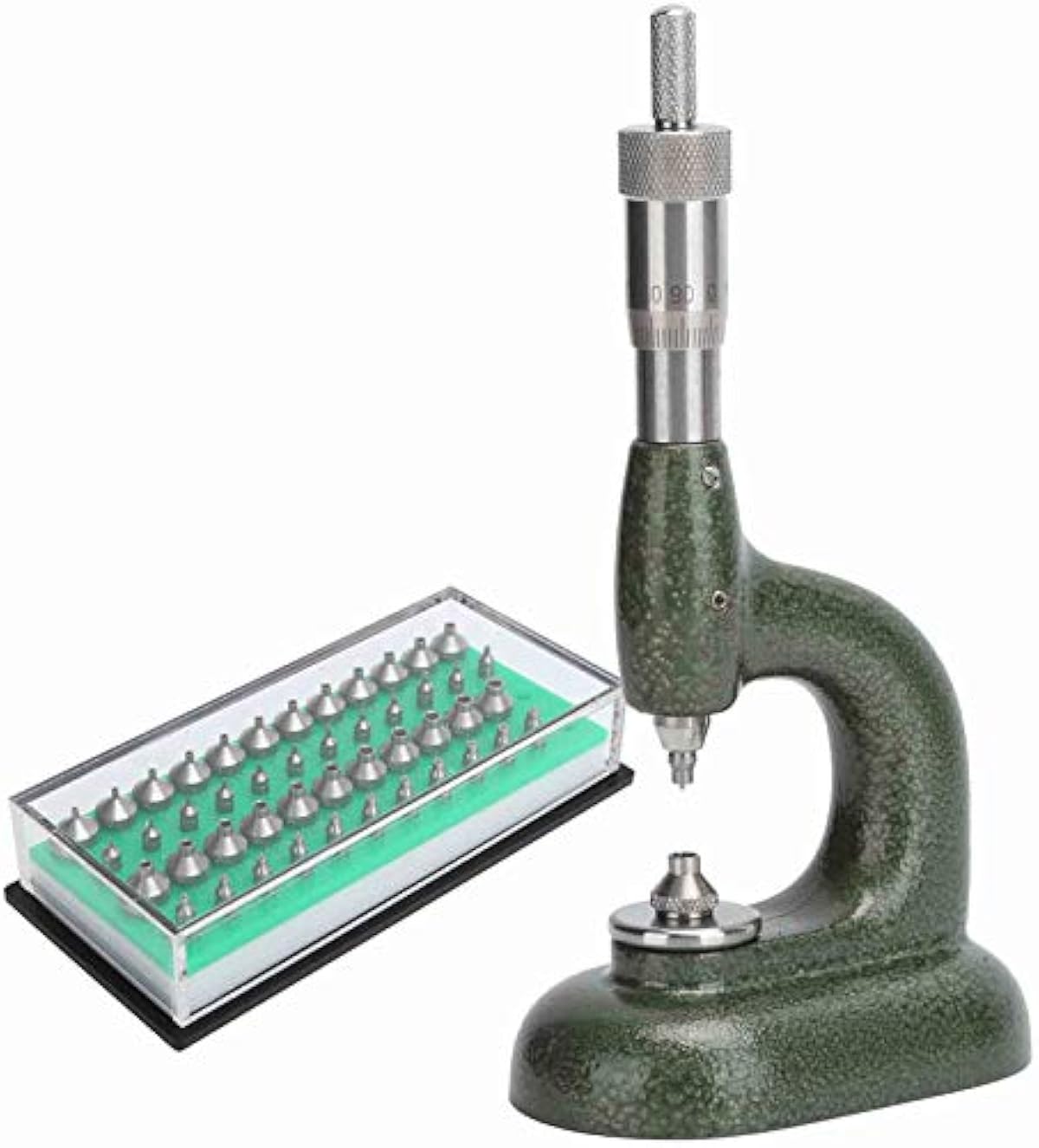 限定価格セール 時計職人のジュエリーツール 時計職人のための時計店のための高性能耐久性のあるプロの高安全率ジュエリーセッティングマシン 濃い緑色 全国送料込 Littleshopp Com