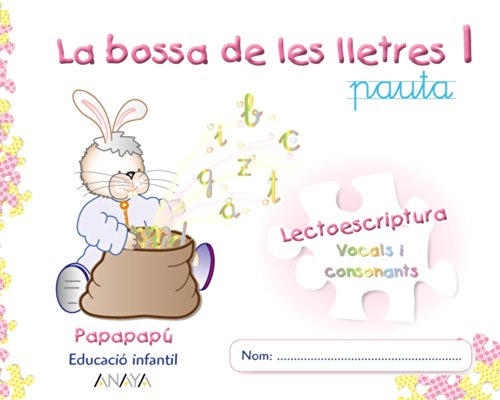Portada de La bossa de les lletres 1. Lectoescriptura