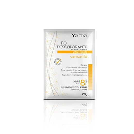 Pó Descolorante Camomila, Yama, Branco