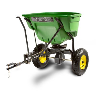 John Deere 130-lb Capacity Tow-Behind Lawn Spreader