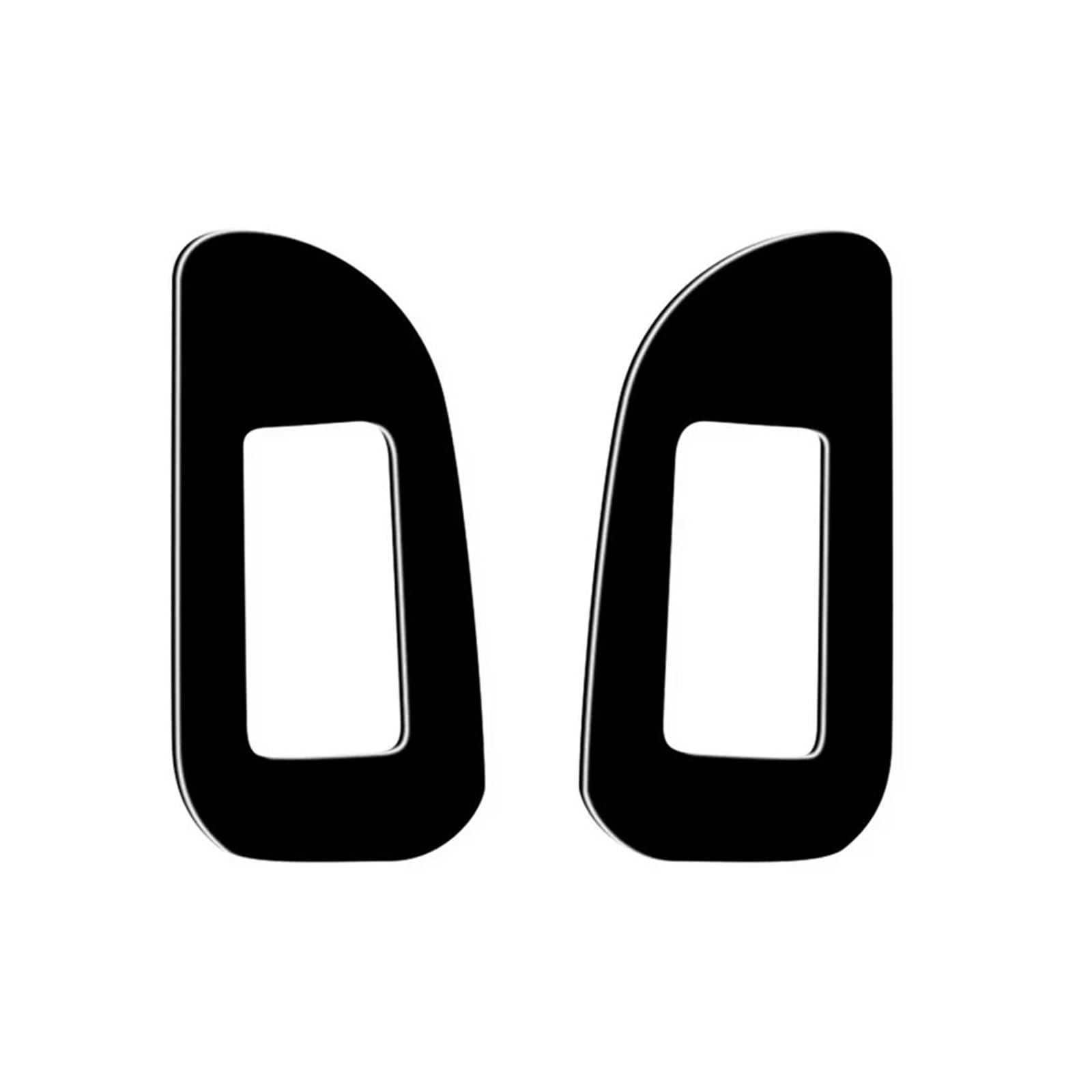 Fit For On Rear Window Lifting Panel Decoration Trim For Chrysler 200 2011-2014 Interior Accessories 2pcs Car Piano Black Stickers