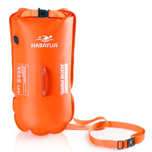 Bouée de natation pour eau libre protégeant vos objets de valeur
