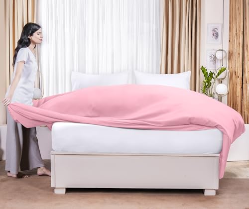 Utopia Bedding Flat Sheet - 1 Pack (Queen, Pink) - Soft Brushed Microfiber Fabric - Shrinkage & Fade Resistant Top Sheet - Easy Care Bed Sheet - Thumbnail 6