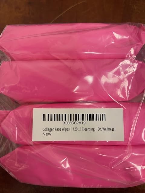 Miniatura 12 de Dr. Wellness Toallitas faciales de limpieza suave paquete variado para todo tipo de piel, 30 unidades (paquete de 4), colágeno