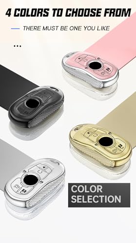 Coque de clé de voiture 5 boutons Buick Envision étui télécommande - 4