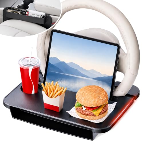 2-in-1 Steering Wheel Tray & Seat Gap Organizer