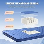 Elegear CumbreX™ Air & Foam Camping Sleeping Pad with Built-in Foot Pump - Image 3