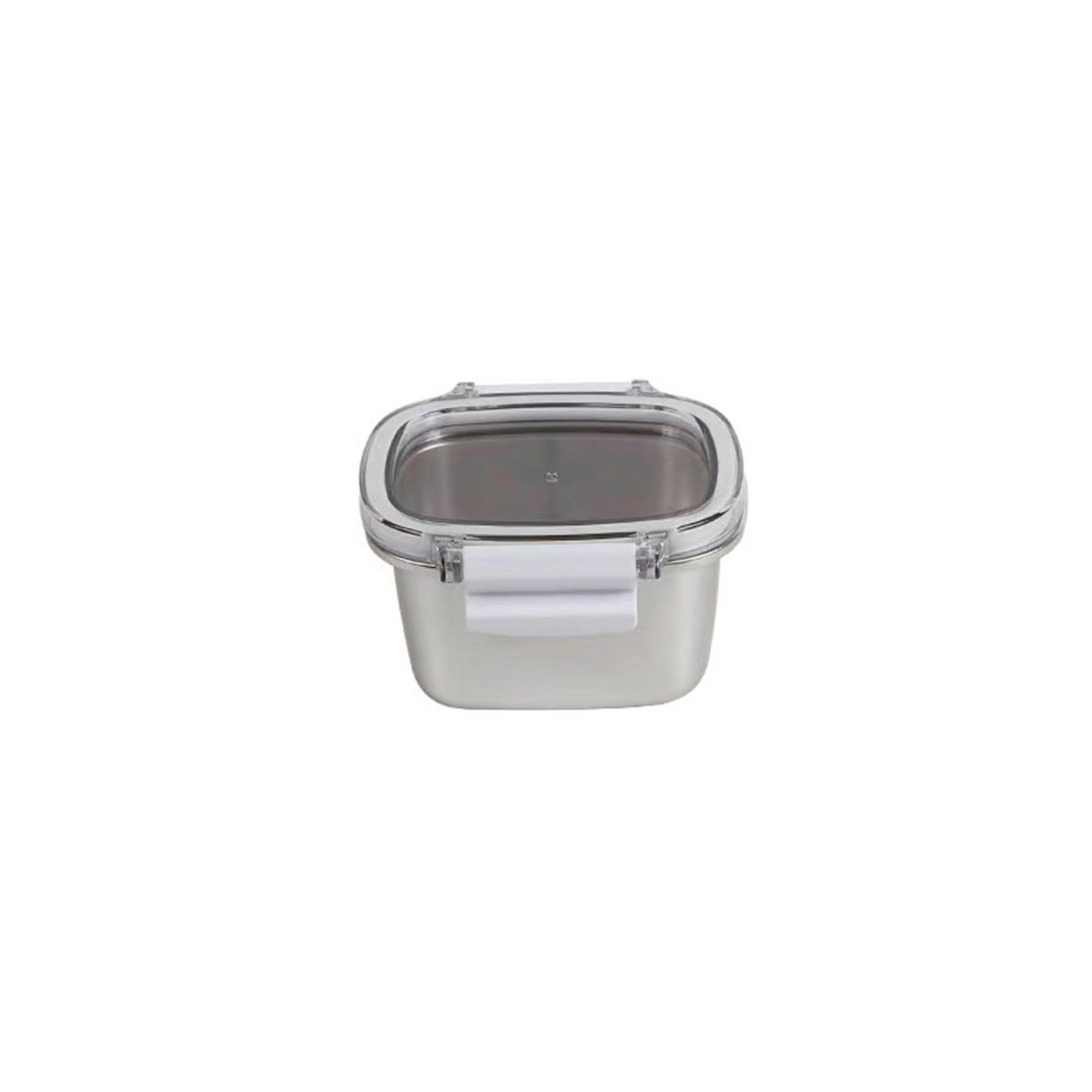 EXQIOUR Stainless Steel Rectangular Container for Leftover Stackable Food Storage Bowl with Lid Multipurpose Lunch Holder Stackable Food Storage Bowl