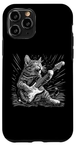 Bass Guitar Cat Jazz Rock Metal Music Blues Kitty �X�}�z�P�[�X iPhone 11 Pro �p