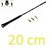 Produktbild Universal Schwarz Original Ersatz-AM/FM Stab-Antenne Antenne Dach Schraube 20 cm 19,8 cm Zoll