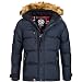 Produktbild Geographical Norway Anapurna Herren Winterjacke Jacke Outdoor Warm Gefüttert Biwa Gr. S-XXXL (Marineblau, S)