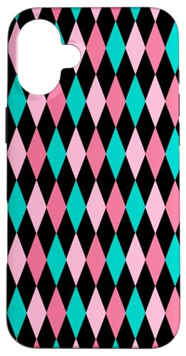 ���킢���p�X�e�����C���{�[�H�`�u���b�N�s���N�u���[�n�[���N�C�� �X�}�z�P�[�X iPhone 16 Plus �p