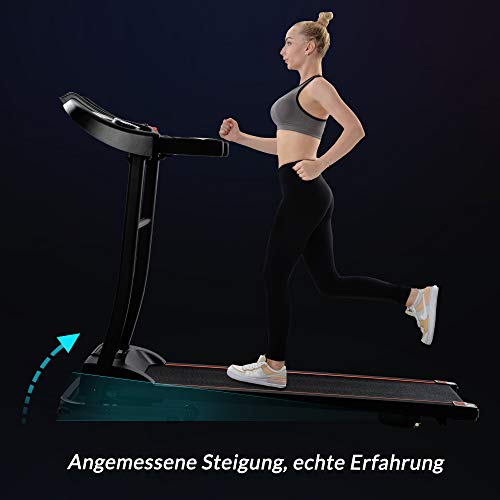 Klappbares Merax Laufband elektrisch mit 1,5 PS und 12 km/h