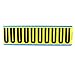Panduit PCL200-Q Vinyl Cloth"U" Black & Yellow (5 Pack)