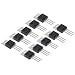 Bridgold 10pcs FQP27P06 27P06 P-CHANNEL MOSFET, 60V, 27A, TO-220,3-Pin