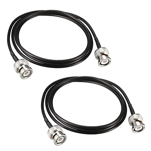 Câble d'extension coaxial BNC mâle vers BNC mâle RG174 de 10m pour vidéosurveillance DVR en lot de 2