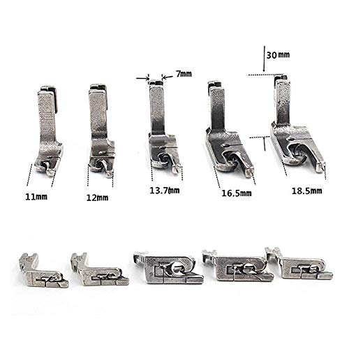 Pie para Máquina de Coser LNKA Set 5 Piezas 1/16" a 1/4" miniatura 3