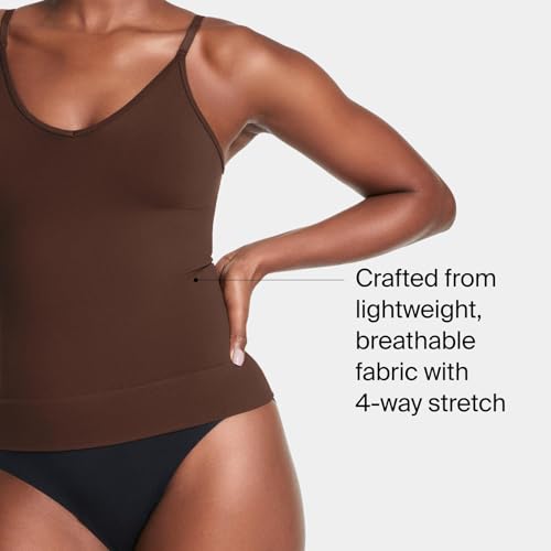 Image of SPANXsculpt Power Series Cami - Camisole Shapewear for Women - Adjustable Straps - V Neck - Soft, Seamless Cami