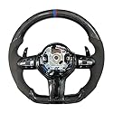 Learther Carbon Fiber Flat Bottom Steering Wheel Assembly Compatible For BMW F30 F31 F32 F10 F20 F07 F01 E46 E90 M3 M5(5) Learther Carbon Fiber Flat Bottom Steering Wheel Assembly Compatible For BMW F30 F31 F32 F10 F20 F07 F01 E46 E90 M3 M5(5)