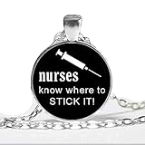 Material: Legierung, Glas und Bronzekette.