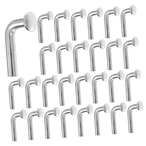 Luxshiny 100Pcs Heavy Duty Pallet Rack Drop J Bolt Safety Pin Clips for Teardrop Racking Systems Easy Installation for Warehouse and DIY Shelving
