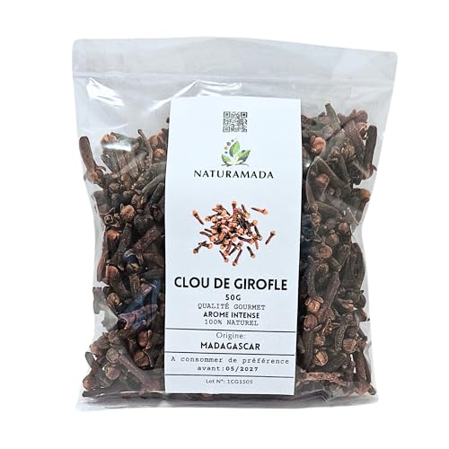 Clavo entero de Madagascar 25 g - Especia natural y auténtica - Sabor intenso y aromático