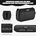 TheJuns Silicone Case Cover for Bose SoundLink Flex 2nd Gen/SoundLink Flex Portable Speaker, Replacement Protective Cover with Metal Buckle and Shoulder Strap - Black