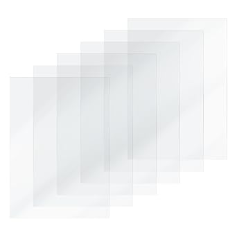 6PCS FEP Film Release Films for ELEGOO Saturn 4/Saturn 4 Ultra/Saturn 3/Saturn 2 Resin 3D Printer with 95% Light Transmittance, 273 x 176 x 0.15mm