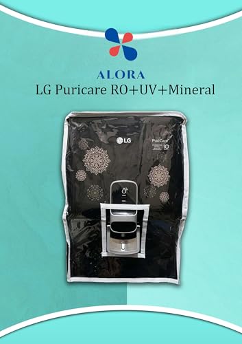 Image of Alora Body Protective Cover Compatible LG WW140NP 8L Stainless Steel Tank - RO+ Mineral Booster, water Purifier cover Black