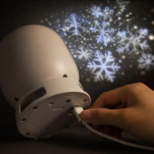 Christmas Projector Lights with Snowflakes, Rotating Christmas Night Light - image 4