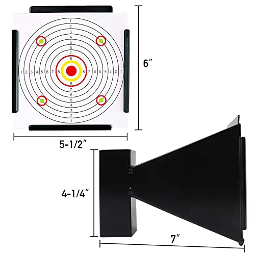 Highwild Pellet Trap, Bb Trap Target With 100Pcs 5.5" X 5.5" Paper Targets For Airsoft, Bb Gun, Airgun - Wall-Mounted Pellet Trap (Bb Trap With 100 Pack Paper Targets) #TOP1