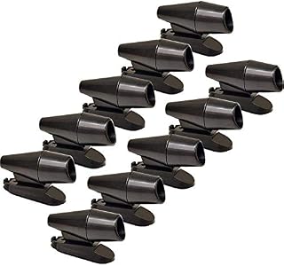 CITKOU 10Pcs Deer Whistles for Vehicles Wind Activated (Black)
