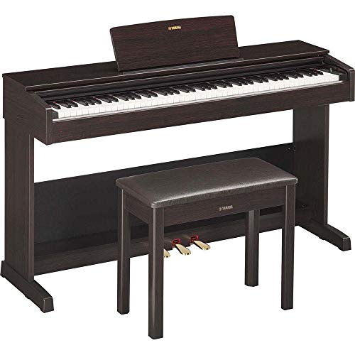 Piano Digital ARIUS, Yamaha, YDP-103R, Marrom