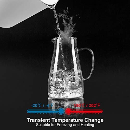 Wasserkaraffe Bonnacc aus Glas mit 1,8 Litern Fassungsvermögen