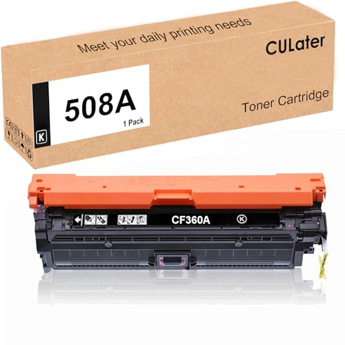 Cartouche toner noir 508A CF360A reconditionnée haute netteté pour imprimante HP