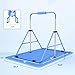 Safly Fun Gymnastics Bar with Mat for Kids 3-9, Foldable & Adjustable 35