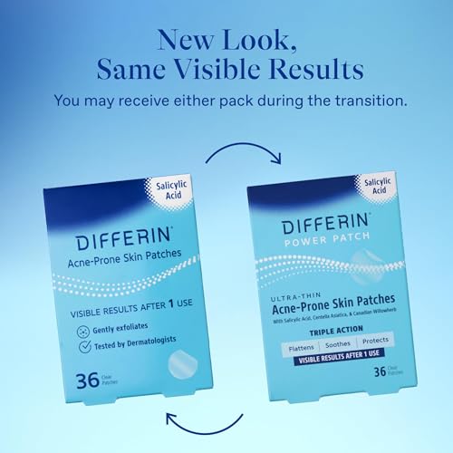 AcneClear Pimple Patches with Salicylic Acid & Centella, Dermatologist Tested, 36 Count