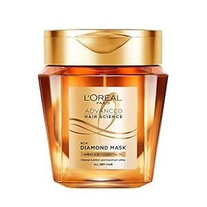 L’Oréal Paris – Voedend ritueel masker – Diepe voeding & Spiegel glans – Aminozuur & Pure Essentiële Olie – Voor droog en dof haar – Advanced Hair Science – 250 ml