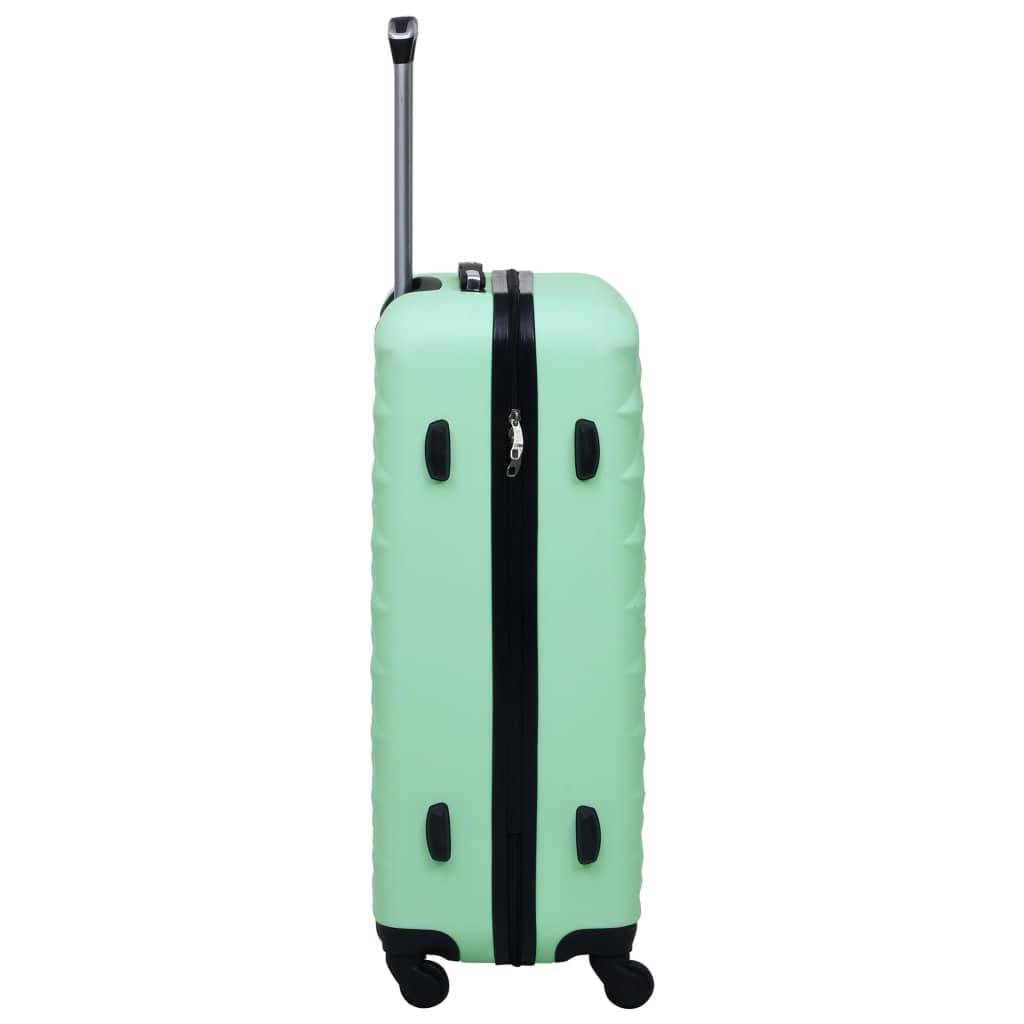 Set trolley rigido 2 pezzi set valigia verde menta bagaglio da