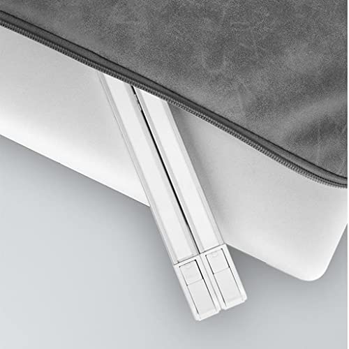 Soporte para computadora portátil de escritorio con base elevada de aluminio silver 6
