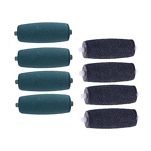 VALICLUD 8pcs Head Manicure Replacement Roller Heads Feet Accessories Electric Accessory Machine Replacement Roller Replacement Head Dead Skin Remover