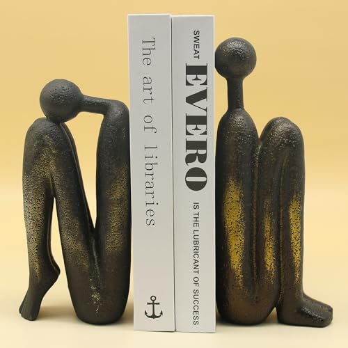 Miniatura 2 de Lukitas Thinker - Estatuas Y Esculturas, Sujetalibros Decorativos Antideslizantes, Tapón De Libro Para Estantes, Resina