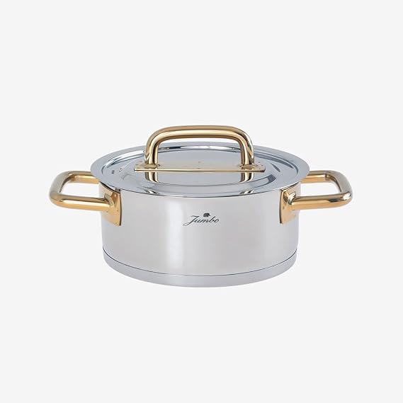 Jumbo Metalix Titanyum Gold 8 Parça Tencere Seti Gri