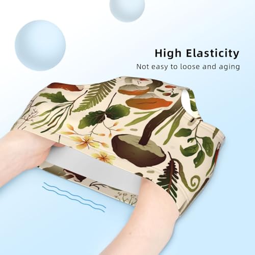 Nature Autumn Forest Mushroom Girls' Underwear Soft Cotton Little Girls Panties Comfort Briefs4