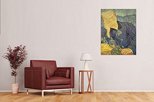 Panneaux décoratifs Van Gogh en bois MDF multicolore 60x80 cm