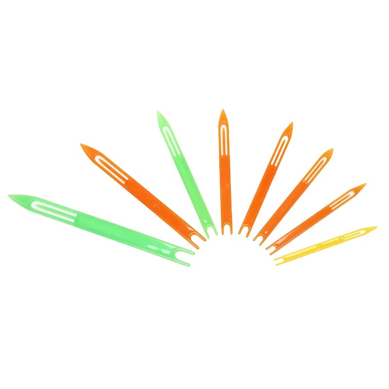 Generic 8pcs/lot Fishing Net Needle Repair Net Line Tool Shuttles Mending Weaving Repair Netting Needle Fishing Nets Accessories