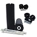 2015-2018 Yamaha YZF-R3 Black Complete No Cut Frame Slider Kit; Includes: No Cut Frame Sliders, Swing Arm Spools and Bar Ends - 755-6129 - MADE IN THE USA