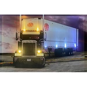 LED lichtgevende foto canvas foto LED foto muurschildering lichtgevende foto’s decobeeld – 65 x 45 cm US TRUCK…